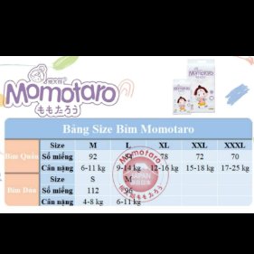 Bỉm Momotaro (2 bịch) - preview 21122