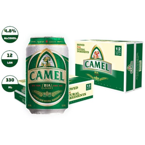  Bia Camel LAGER (xanh) 330ml (Thùng 24 lon)