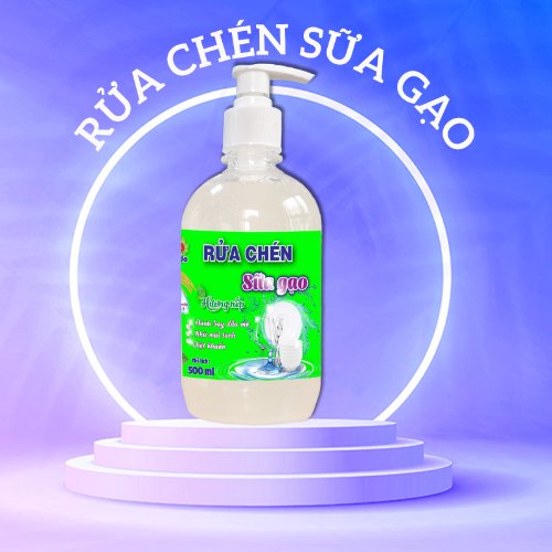 DMD Rửa chén sữa gạo domedo-500ml